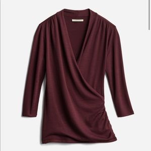 41 Hawthorn Burgundy  Knit Long sleeve